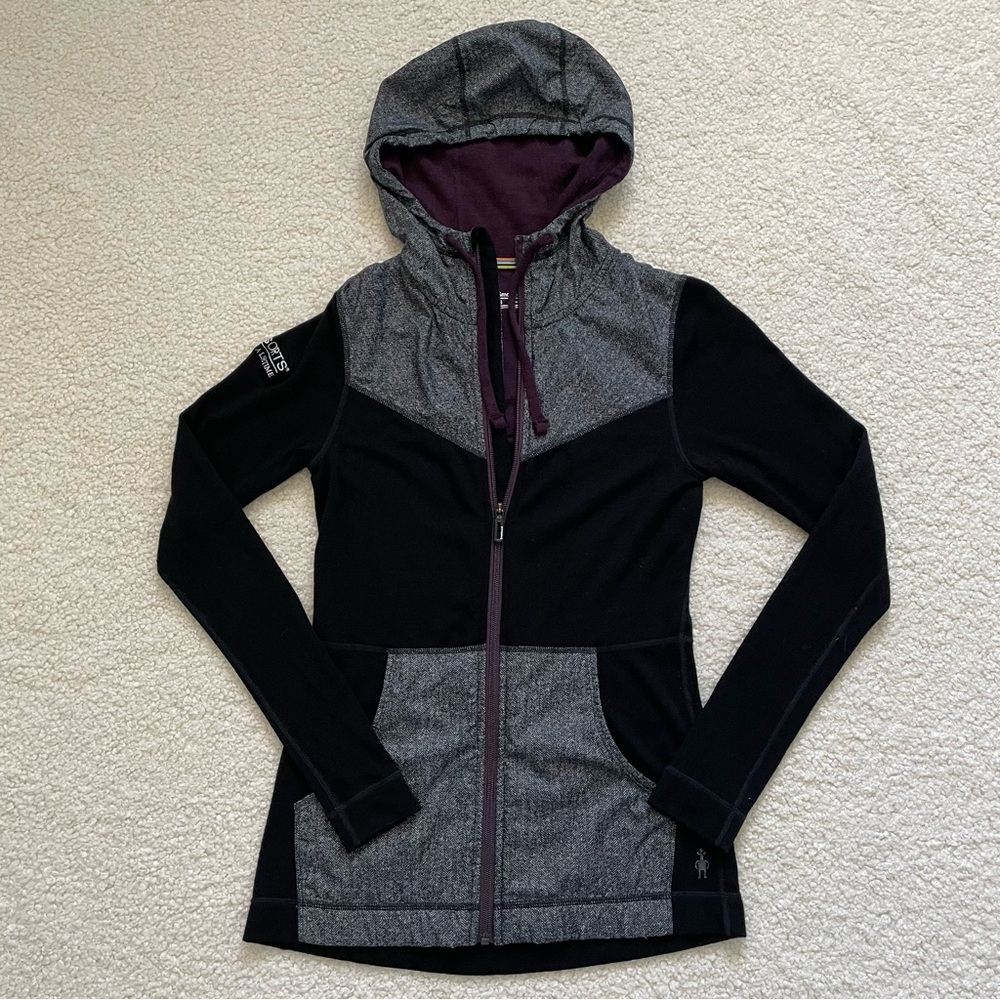 Smartwool NTS Merino 250 Sport Full Zip Hoody Sz S - Vail Resorts Edition